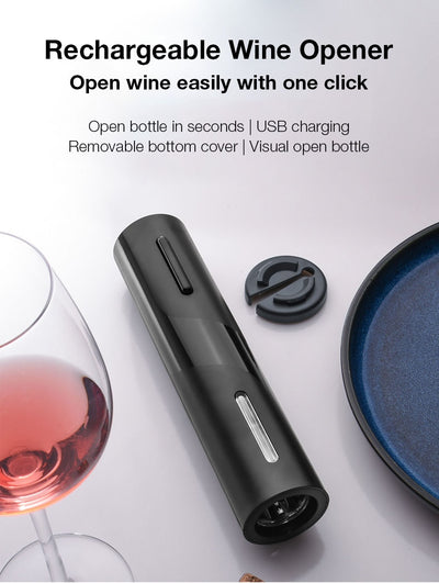 Electric Wine Opener Rechargeable - Synoptic Home Essentials